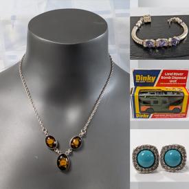 MaxSold Auction: This online auction includes jewelry, accessories, coins, books, sports trading cards, Valentines cards, toys, cast iron figure, vintage lighters, spy glass, books, cutting tools, Wade tray and more!